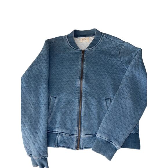 Marine Layer Atlantic Bomber Jacket Size L – Indigo Wash - Picture 2 of 4